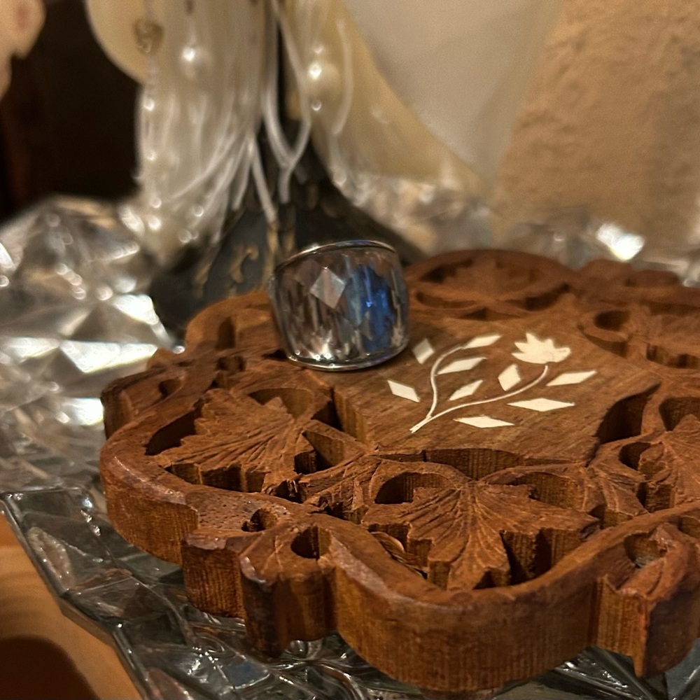 Swarovski Nirvana Silver Reflective Ring - image 2